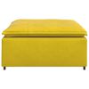 vidaXL Modulsoffa fotpallsmodul gul 100x100x48 cm
