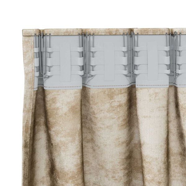 vidaXL Sammetsgardiner med gardiner 2 pcs Kr&auml;m 245 x 140 cm Sammet