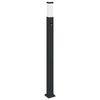 vidaXL Pollare med sensor 110 cm svart IP44