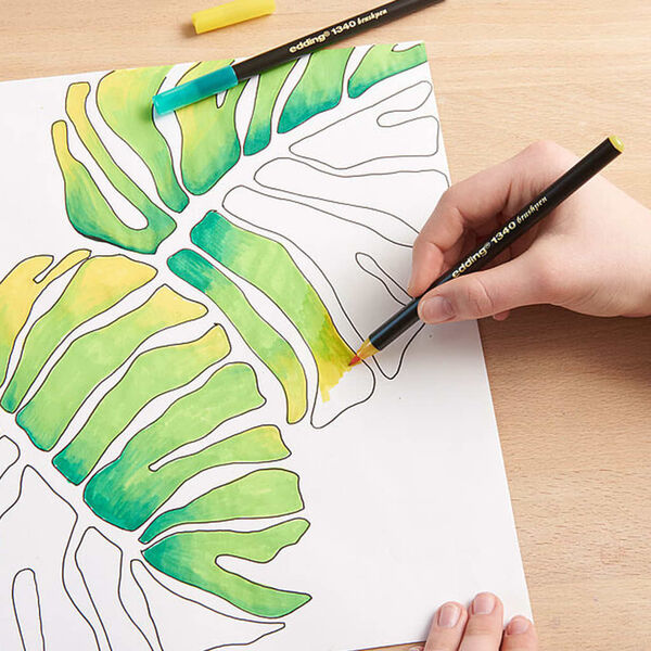 edding Skrivpennor 10 st flerf&auml;rgade 1340