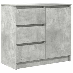 vidaXL Sk&auml;nk med l&aring;da betonggr&aring; 71x35x65 cm konstruerat tr&auml;