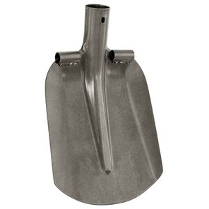 vidaXL Skyffelhuvud Silver 33 x 21 cm Pulverlackerat st&aring;l