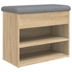 vidaXL Skob&auml;nk sonoma-ek 62x32x50 cm konstruerat tr&auml;