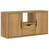 vidaXL TV-b&auml;nk med l&aring;da "ODDA" 79x24x40 cm massiv furu