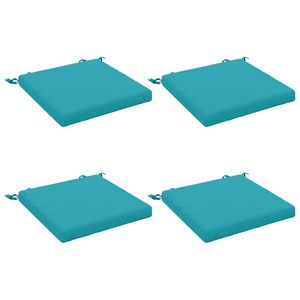vidaXL 4-delade Sittdynor SOEST 4 st 100% Polyester Turkos