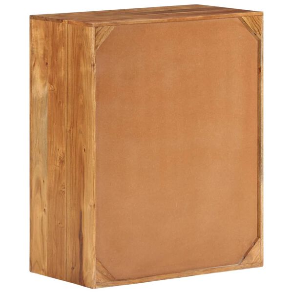 vidaXL Byrå 60x33x75 cm massivt akaciaträ