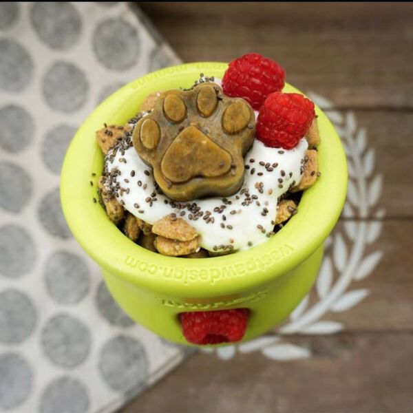 West Paw Hundleksak med Zogoflex Toppl gr&ouml;n S