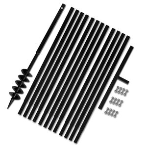 Jordborr 100 mm St&aring;l inkl. f&ouml;rl&auml;ngningsr&ouml;r 13 meter