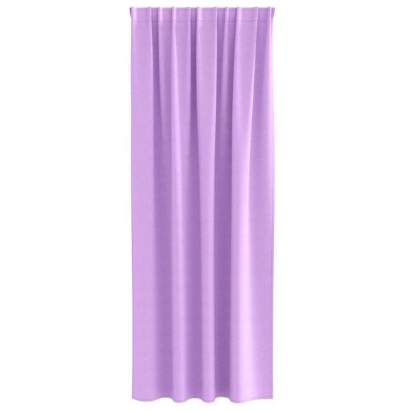 vidaXL Mörkläggningsgardiner med Ringar 2 pcs Lila 245 x 140 cm