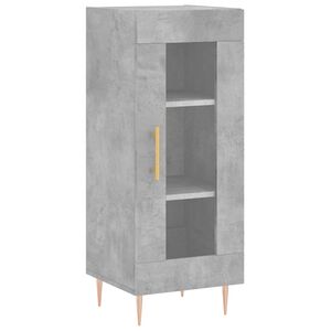 vidaXL Sk&aring;p betonggr&aring; 34,5x34x90 cm konstruerat tr&auml;