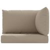 vidaXL Palldynor 3 st taupe oxfordtyg