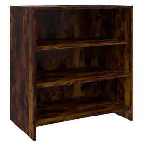 vidaXL Sk&auml;nk r&ouml;kf&auml;rgad ek 70x40,5x75 cm konstruerat tr&auml;