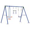 vidaXL Utegunga set Flerf&auml;rgsdesign 263 x 185 x 185 cm St&aring;l och PE