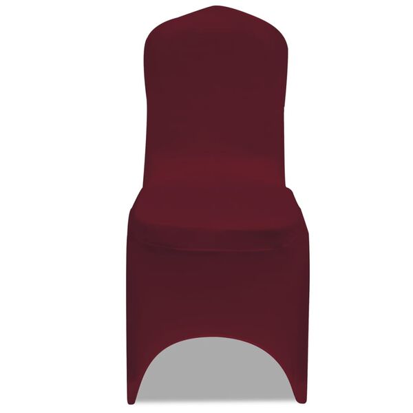 Stolklädsel Stretch Burgundy 6-pack