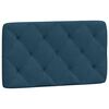 vidaXL Headboard Cushion Blue 90 cm Velvet