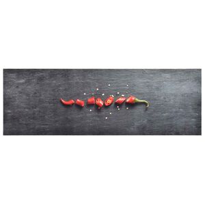 vidaXL K&ouml;ksmatta maskintv&auml;ttbar peppar 45x150 cm