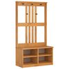 vidaXL Halltr&auml;d SANDNES 87x40x159,5cm massiv tr&auml;furu