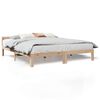 vidaXL S&auml;ngram utan madrass 160x200 cm massiv furu