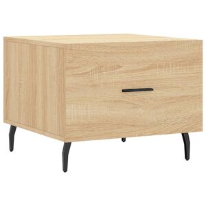 vidaXL Soffbord sonoma-ek 50x50x40 cm konstruerat tr&auml;