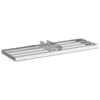 vidaXL Tr&auml;dg&aring;rdsnivelleringsrake Silver 75 x 25 x 6 cm Rostfritt st&aring;l