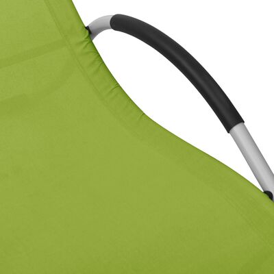 vidaXL Solsängar textilen 2 st grön och grå