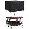 vidaXL Skydd f&ouml;r utomhusgunga Svart 250 x 250 x 160 cm 420D Oxford Tyg
