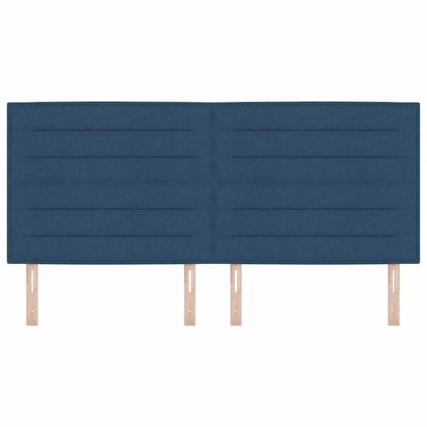 vidaXL Huvudgavel Bl&aring; 200 cm tyg