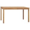 vidaXL Tr&auml;dg&aring;rdsbord 140x80x77 cm massiv teak