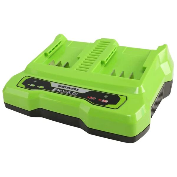 Greenworks Batteriladdare f&ouml;r 2 batterier 24 V 2 A