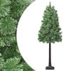 vidaXL Plast Hingad Julgran 120 cm PVC och metall Gr&ouml;n