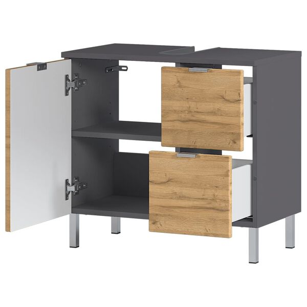 Germania Tv&auml;ttst&auml;llssk&aring;p GW-Mauresa 34x60x56 cm grafit och grandsonek