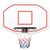 vidaXL Basketplatta vit 109x71x3 cm polyeten