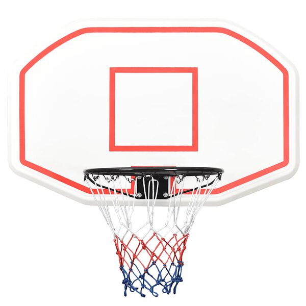 vidaXL Basketplatta vit 109x71x3 cm polyeten