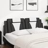 vidaXL Headboard Cushion "Viana" Black and White 160 cm Faux Leather