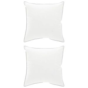 vidaXL Kudde 2 st 50 x 50 cm Australiensk Ull Vit
