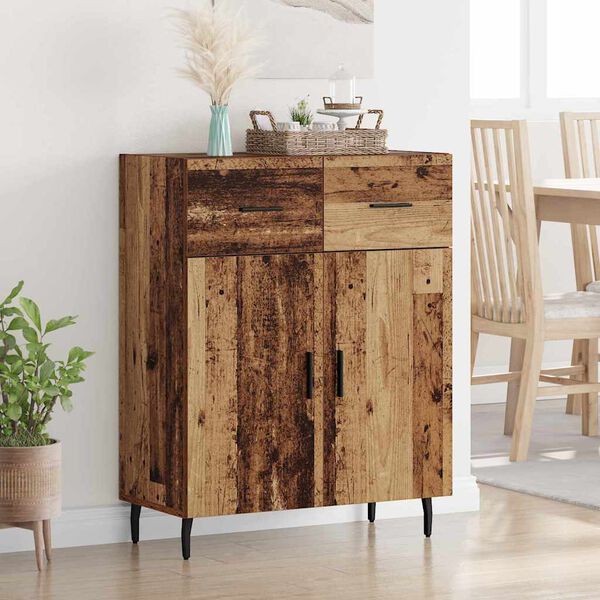 vidaXL Sideboard Gammalt tr&auml; 69,5 x 34 x 90 cm Konstruerat tr&auml;