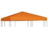 vidaXL Paviljongtak 310 g/m² 3x3 m orange