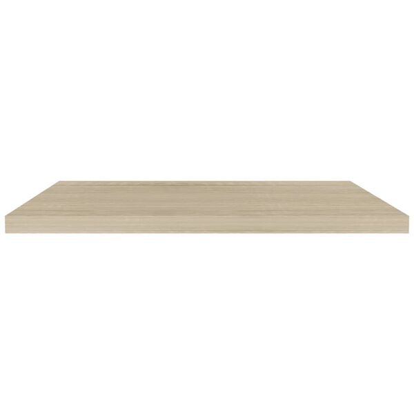 vidaXL Svävande vägghylla ek 90x23,5x3,8 cm MDF