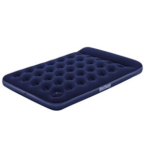 Best Way Luftmadrass Bl&aring; 191 x 137 x 28 cm PVC