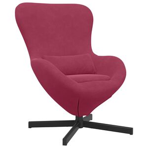 vidaXL &Auml;ggf&aring;t&ouml;lj Vinr&ouml;d 63 x 73 x 90 cm Sammet
