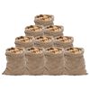 vidaXL Jutes&auml;ckar 10 st 60x105 cm 100% jute 220 gsm