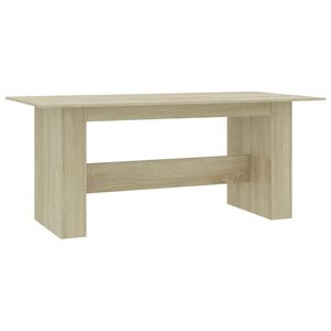 vidaXL Matbord sonoma-ek 180x90x76 cm konstruerat tr&auml;