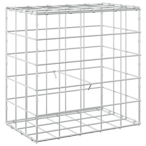 vidaXL Gabion med 3,5 mm tr&aring;d och 10x10 cm n&auml;t 50x30x50 cm