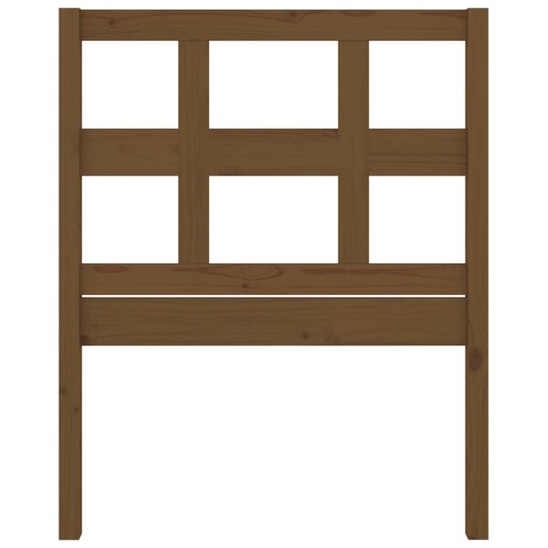 vidaXL S&auml;nggavel honungsbrun 105,5x4x100 cm massiv furu