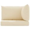 vidaXL Palldynor 3 st beige oxfordtyg