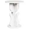 vidaXL Kaffeebord Vit 39,5 x 39,5 x 53,5 cm Massiv furu