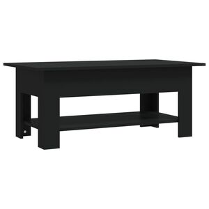 vidaXL Soffbord svart 102x55x42 cm konstruerat tr&auml;