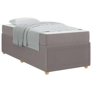 vidaXL S&auml;ngram Taupe 80 x 200 cm tyg