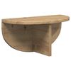 vidaXL V&auml;gg hylla V&auml;ggmonterat Artisan Ek 38 x 19 x 19 cm