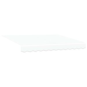 vidaXL Utdragbar markis Vit 300 x 250 x 165 cm Tyg och Metall